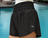 elastic waist short with bottom